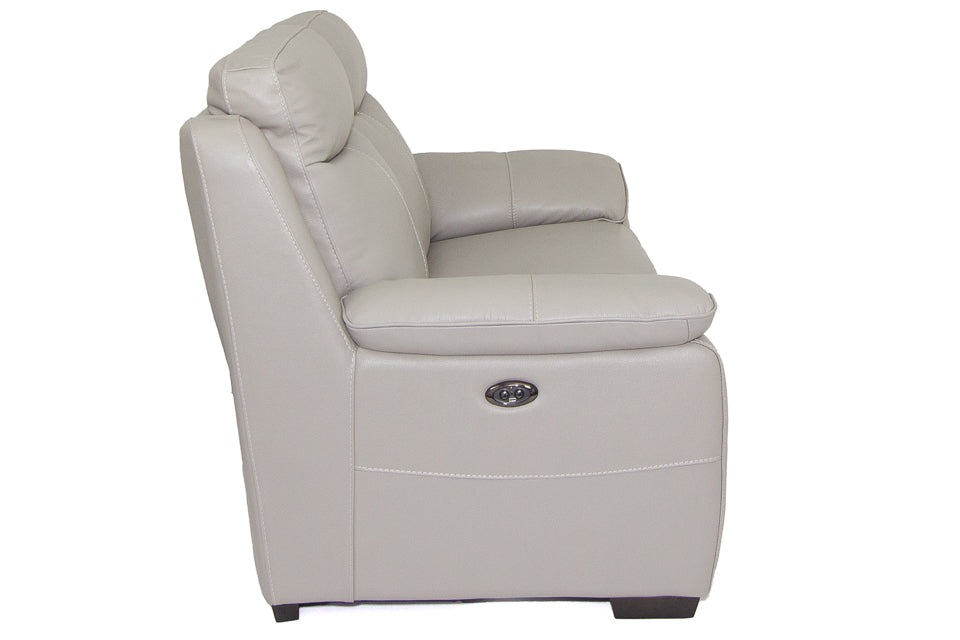 Zante - Grey 2 Seater Power Recliner Sofa