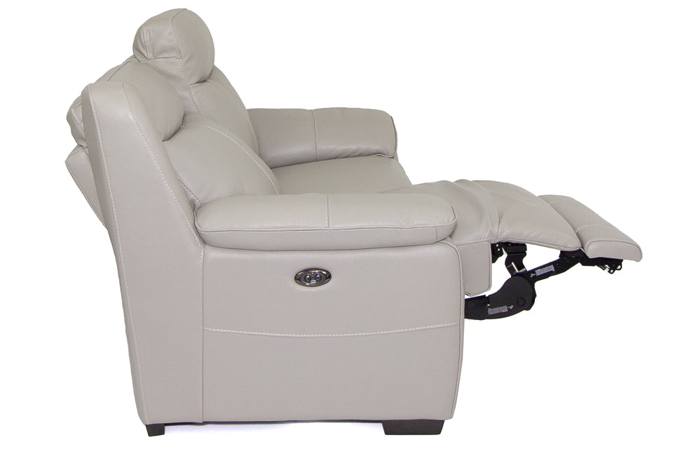 Zante - Grey 2 Seater Power Recliner Sofa